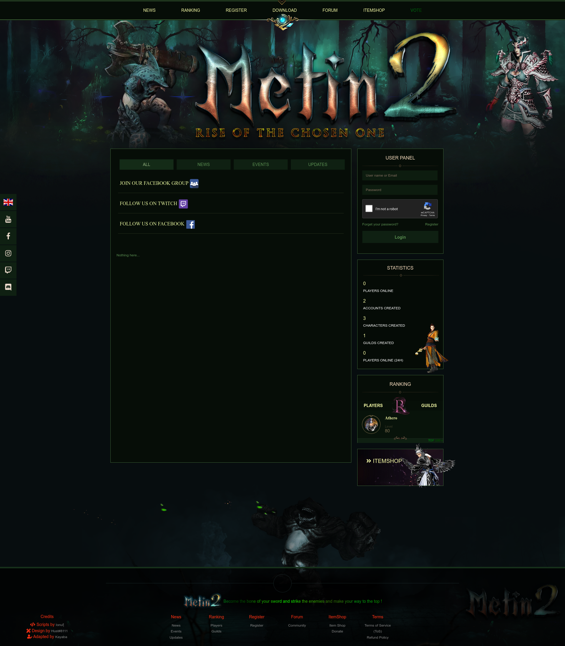 gazduire server Metin2