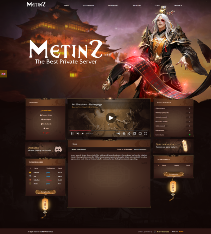 host server metin2