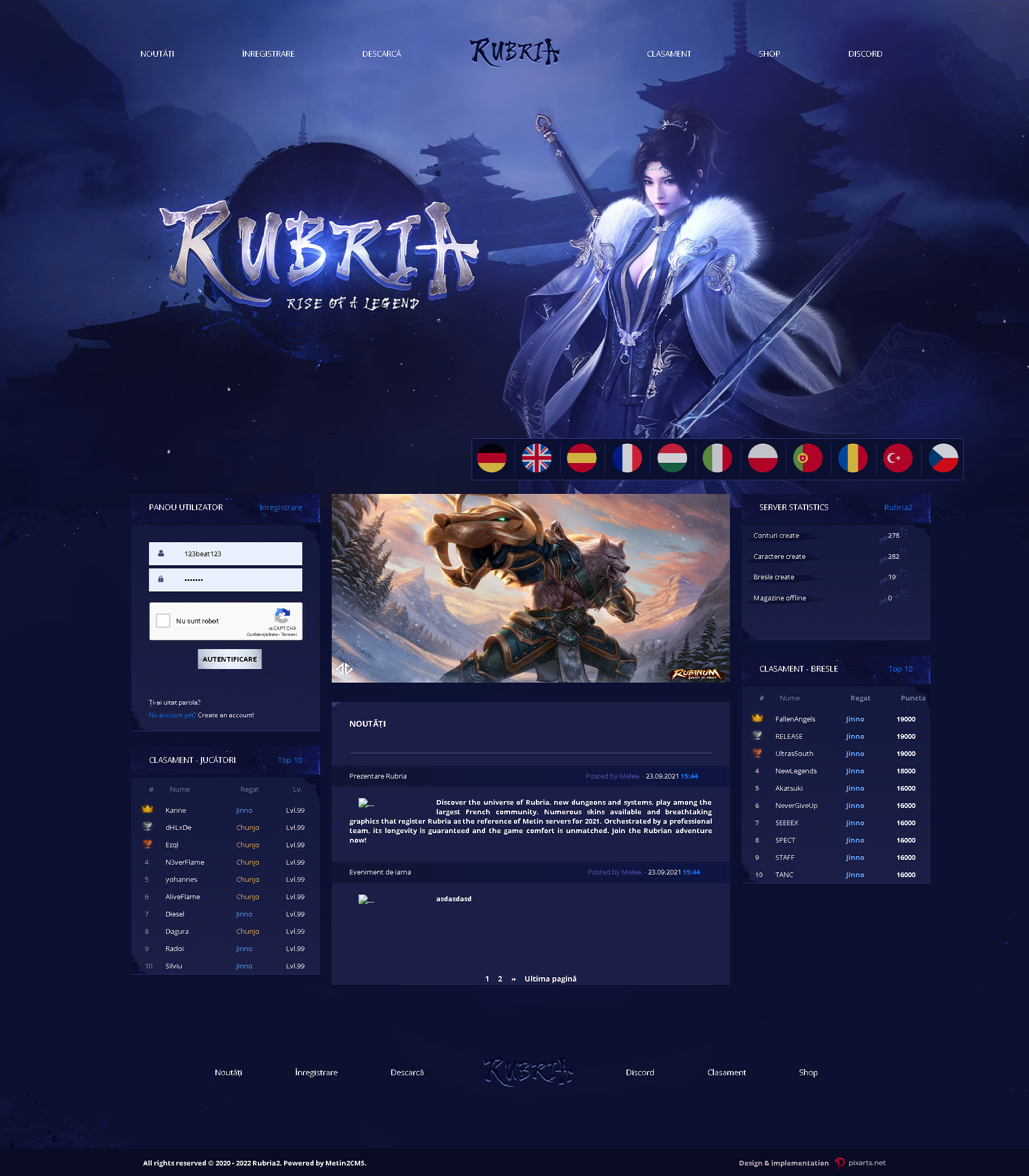 gazduire Metin2, Hosting Metin2, Host metin2, host server metin2, gazduire server metin2